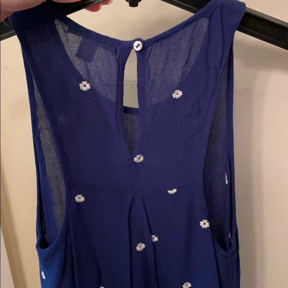 Francesca’s Blue Racer back Tank - Picture 4 of 5